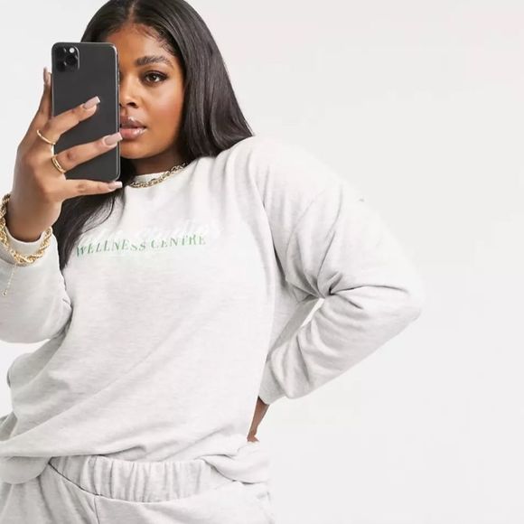 ASOS lounge sweatshirt gray - Picture 2 of 7